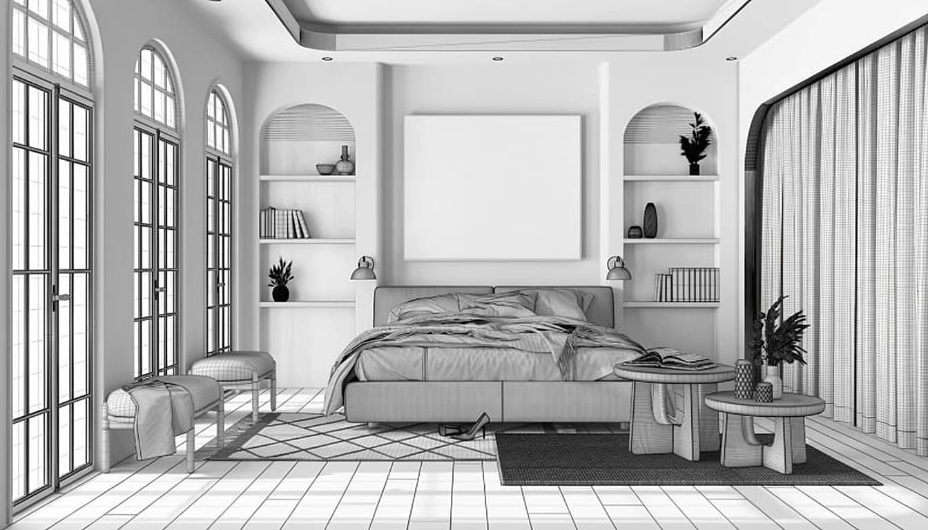 AI interior design preview in mnml.ai studio 3